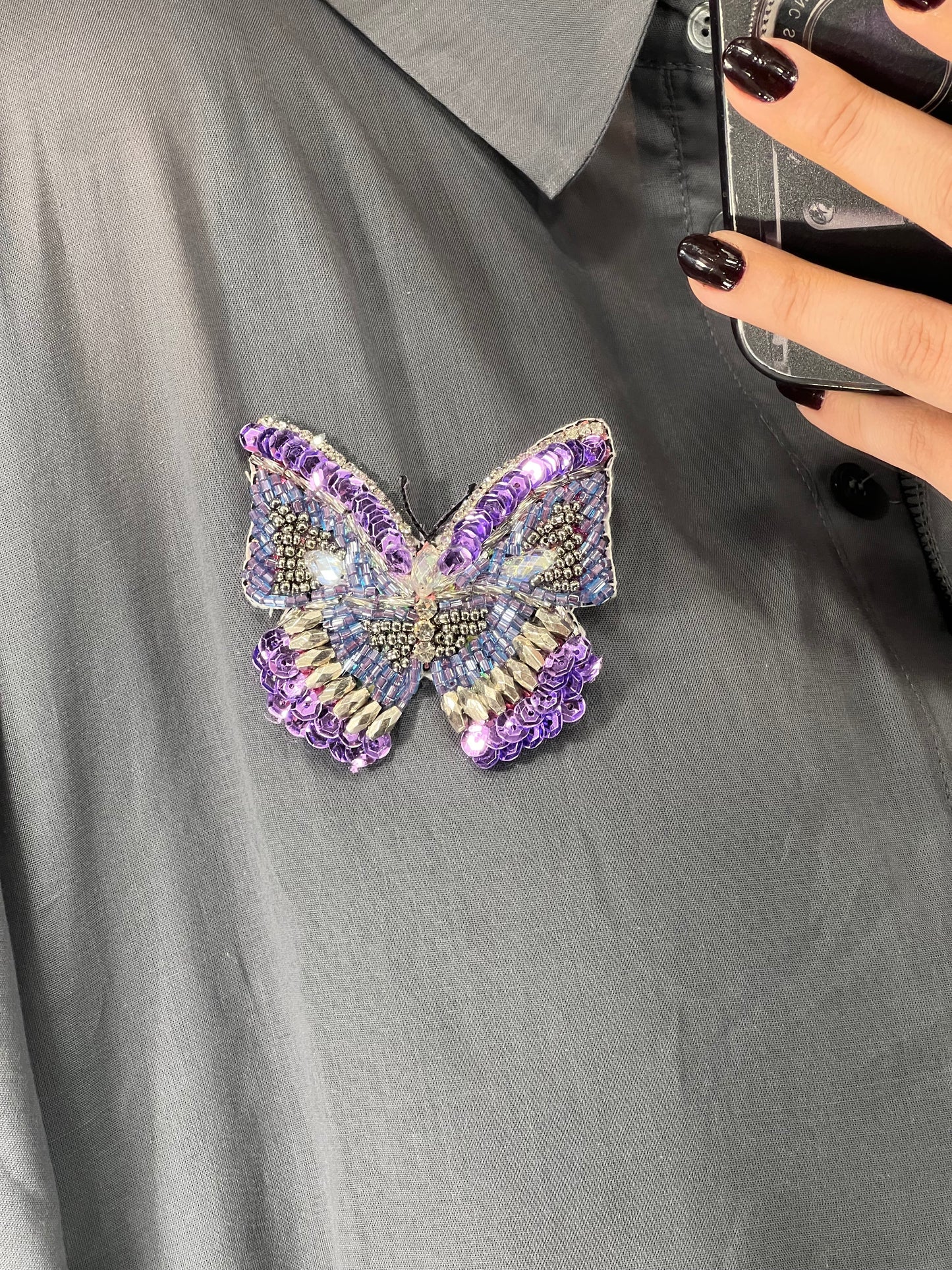 Purple Butterfly Large