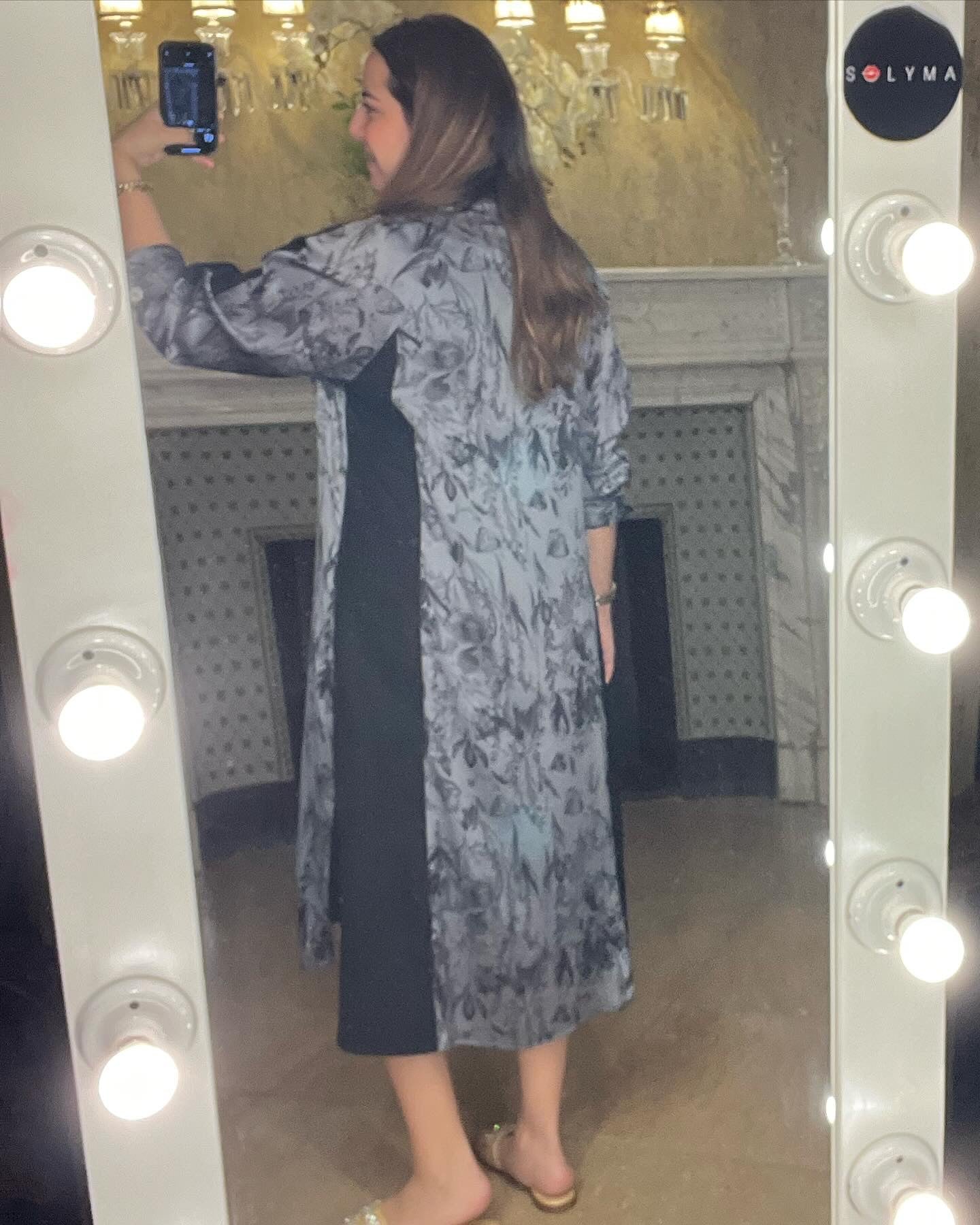 Chiffon Floral Print Shirt dress