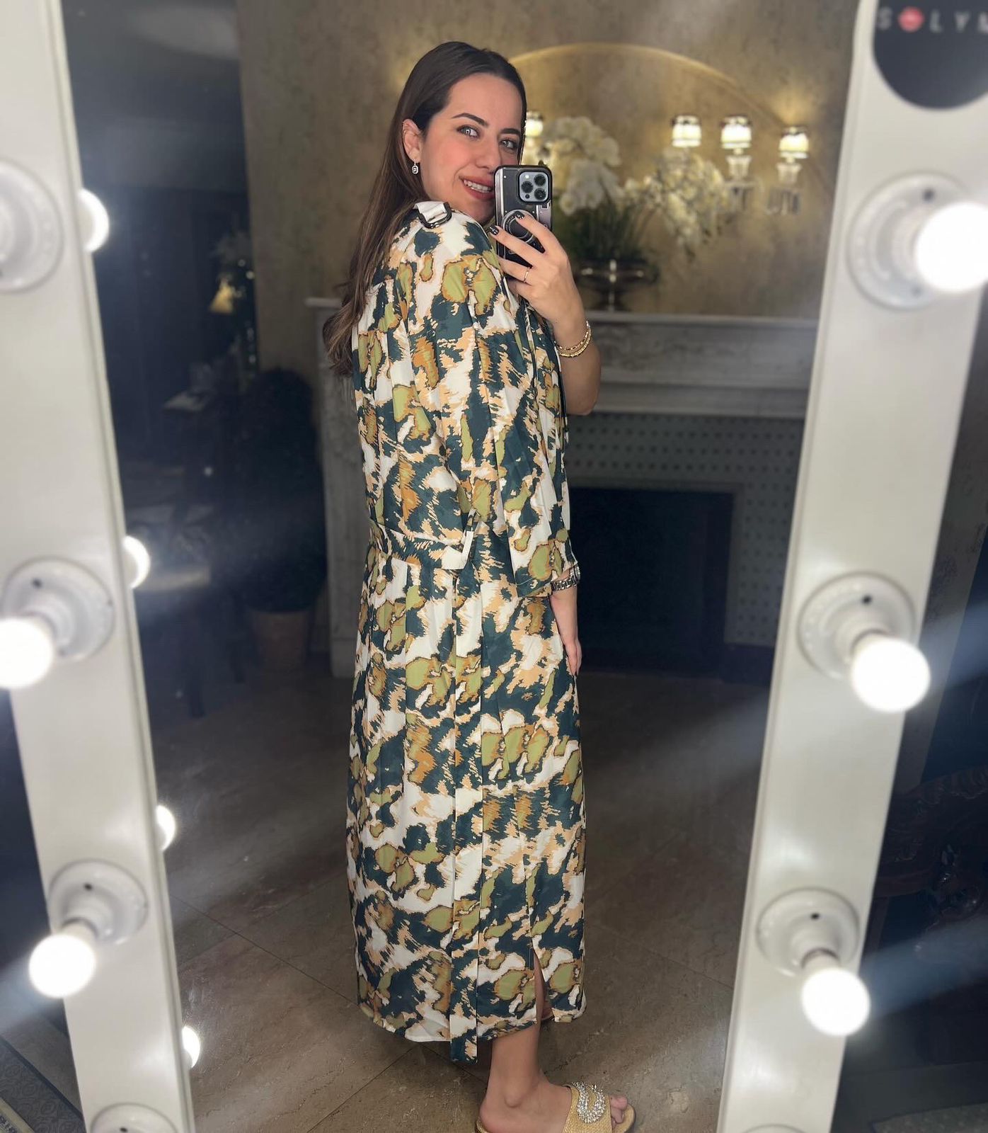 KIKI Dress in Abstract chiffon