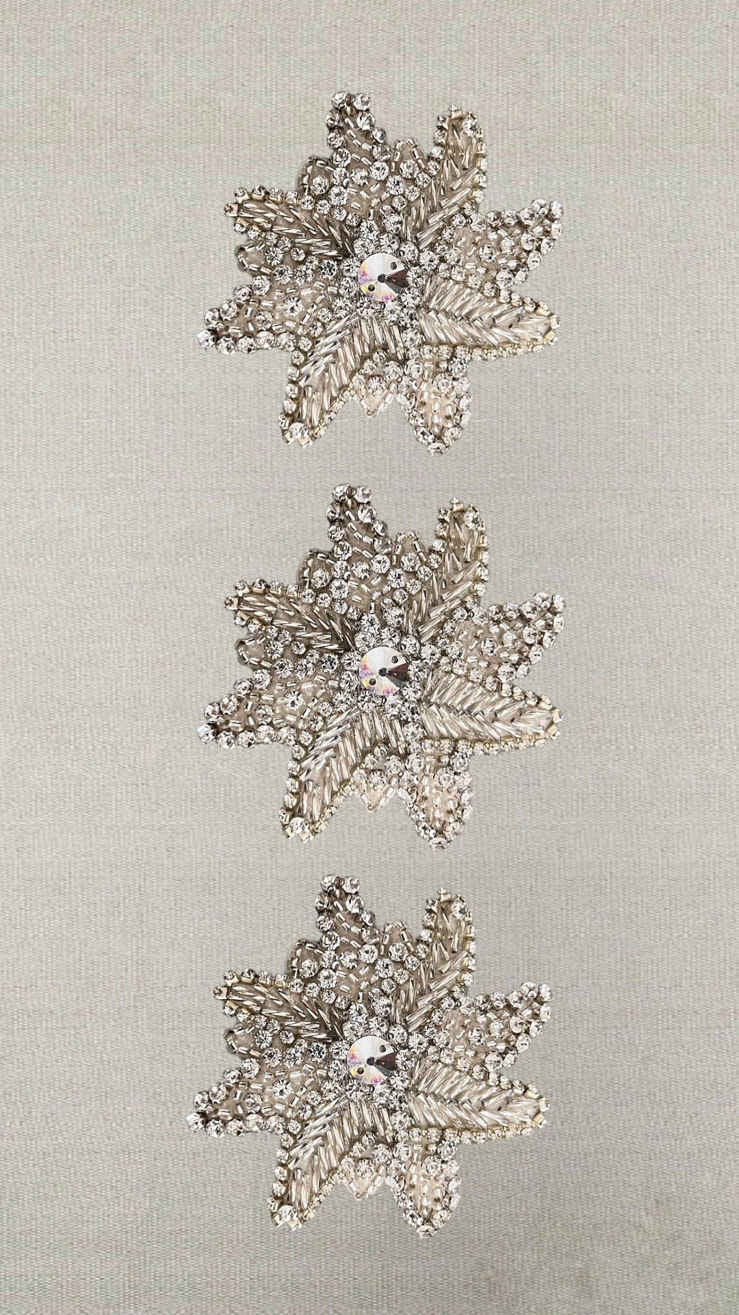 Crystal Flower Pin