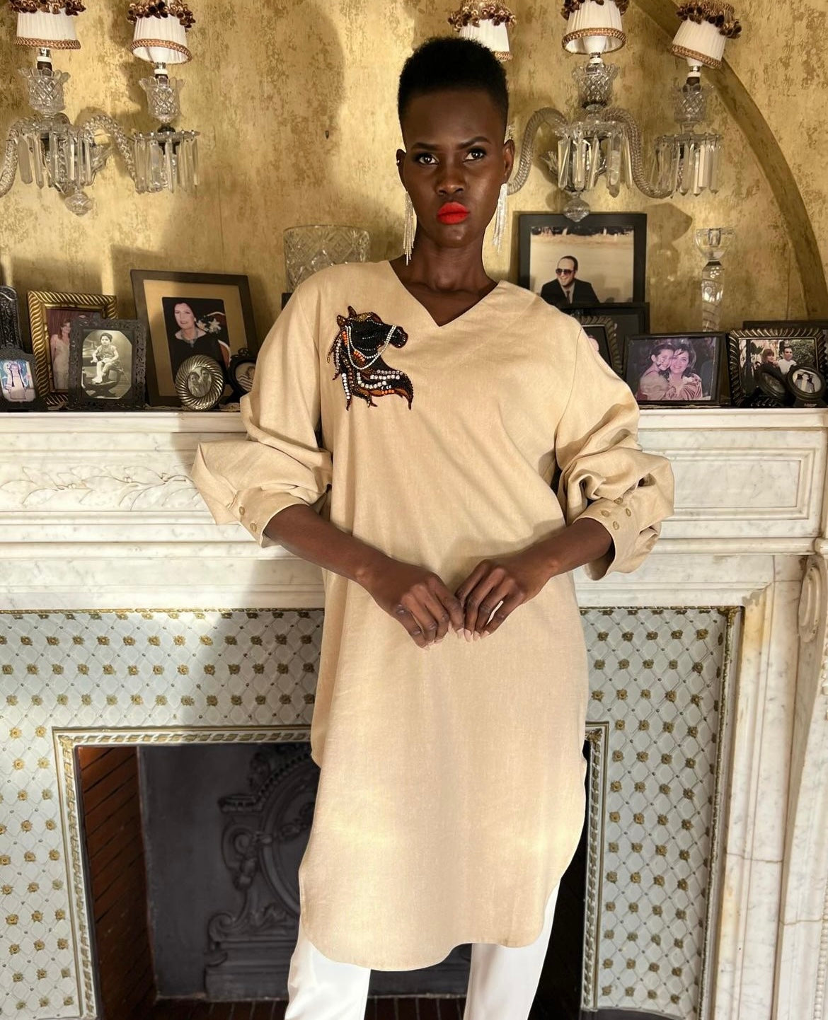The AA top in Linen