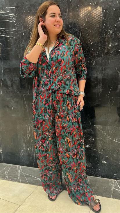 Silk Chiffon Green Base Set